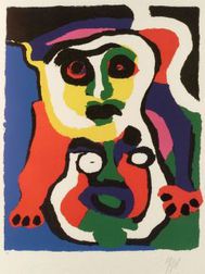 Karel Appel (Dutch, b. 1921) Figure